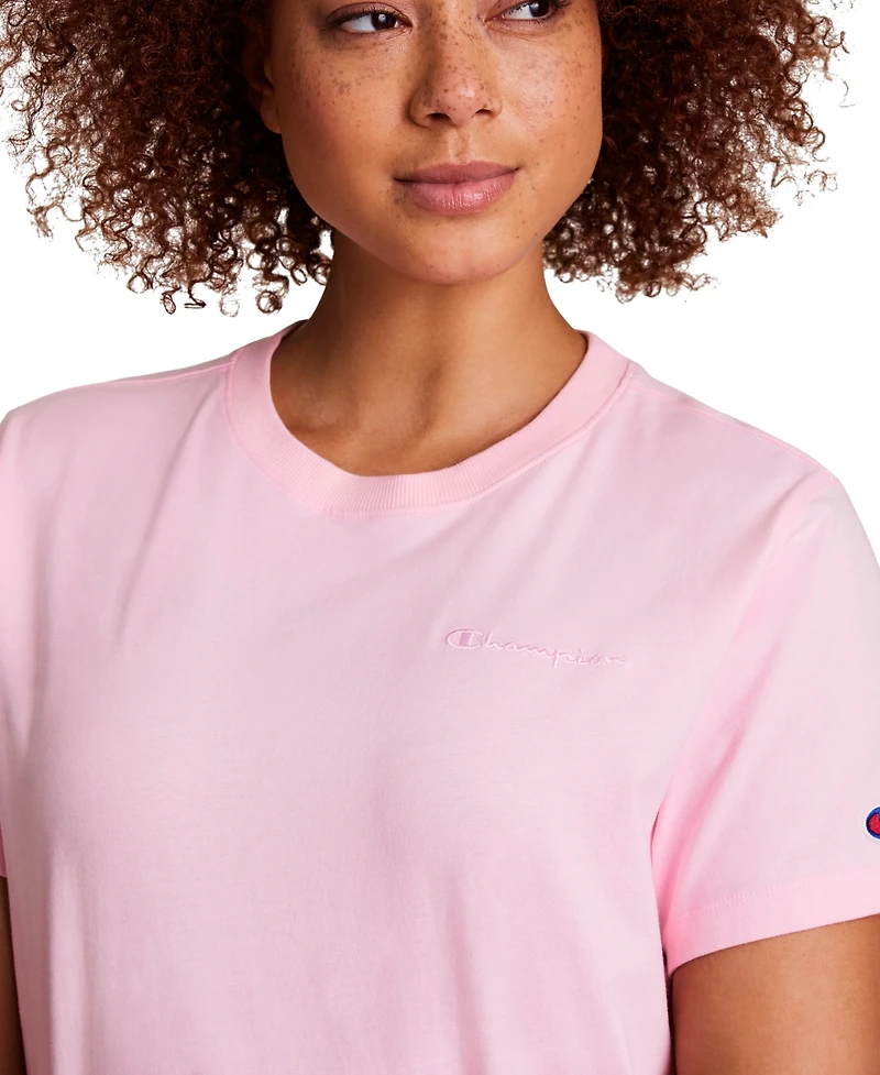 Champion Women's Embroidered Classic T-Shirt