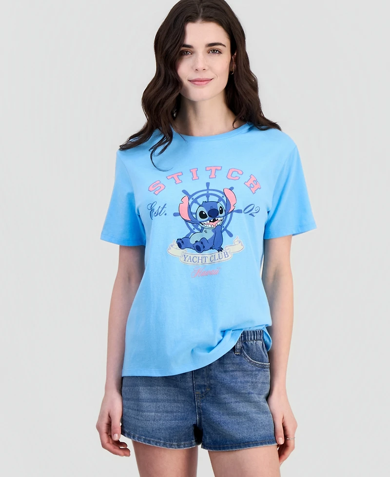 Disney Juniors' Stitch Yacht Club Graphic T-Shirt