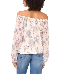 Vince Camuto Women's Off-The-Shoulder Long-Sleeve Blouse