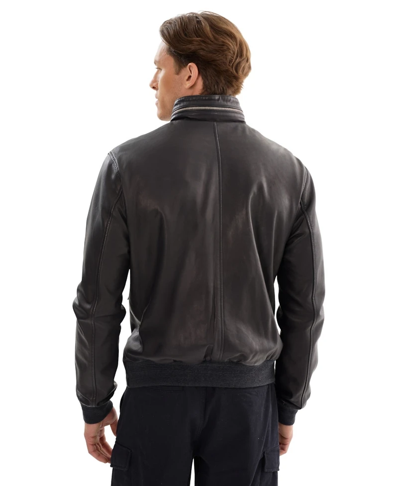 Regency Leathers Men's Calton Leather Bomber Jacket