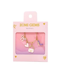 Zomi Gems Girls Fashion Multi Charm Necklace