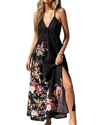 Cupshe Women's No Explanation Floral Maxi Beach Dress