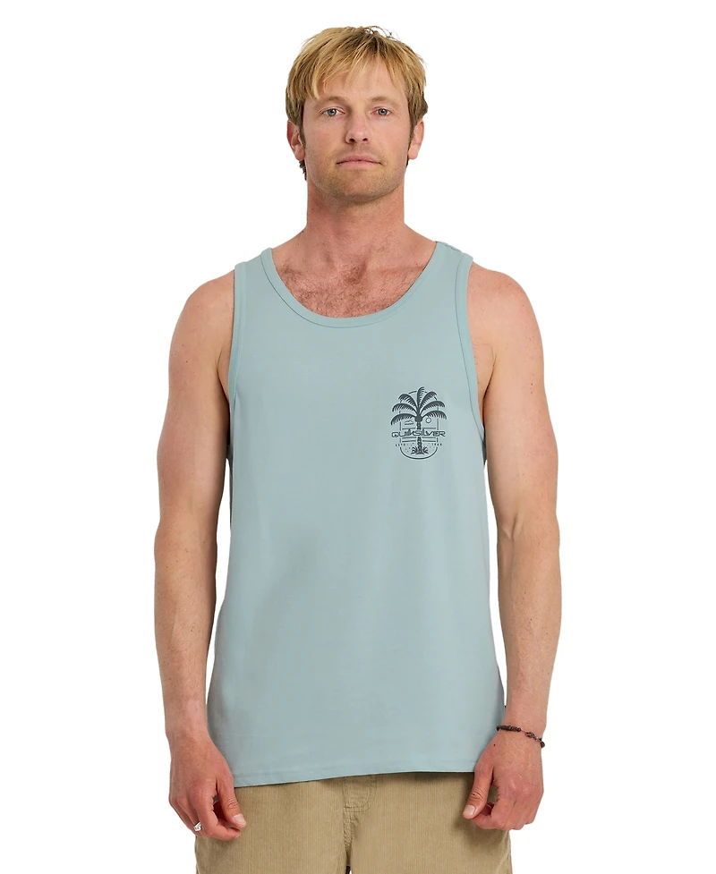 Quiksilver Men's Uno Palm Crewneck Tank T-Shirt