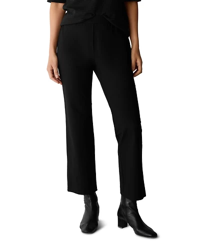 Eileen Fisher Women's Textured Knit Ankle Kick Pants