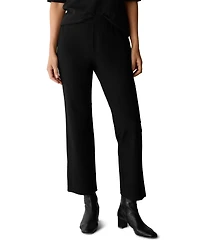 Eileen Fisher Women's Textured Knit Ankle Kick Pants
