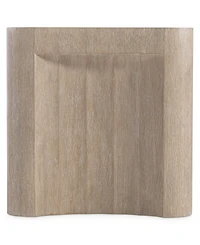 Bernhardt 22" Wood Loggia Scalloped Side Table