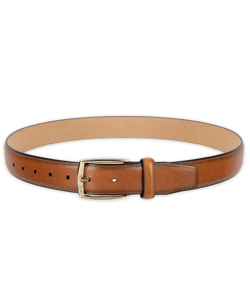 Club Room Men's Luxury Pebbled Leather Belt, Macy's Exclusive