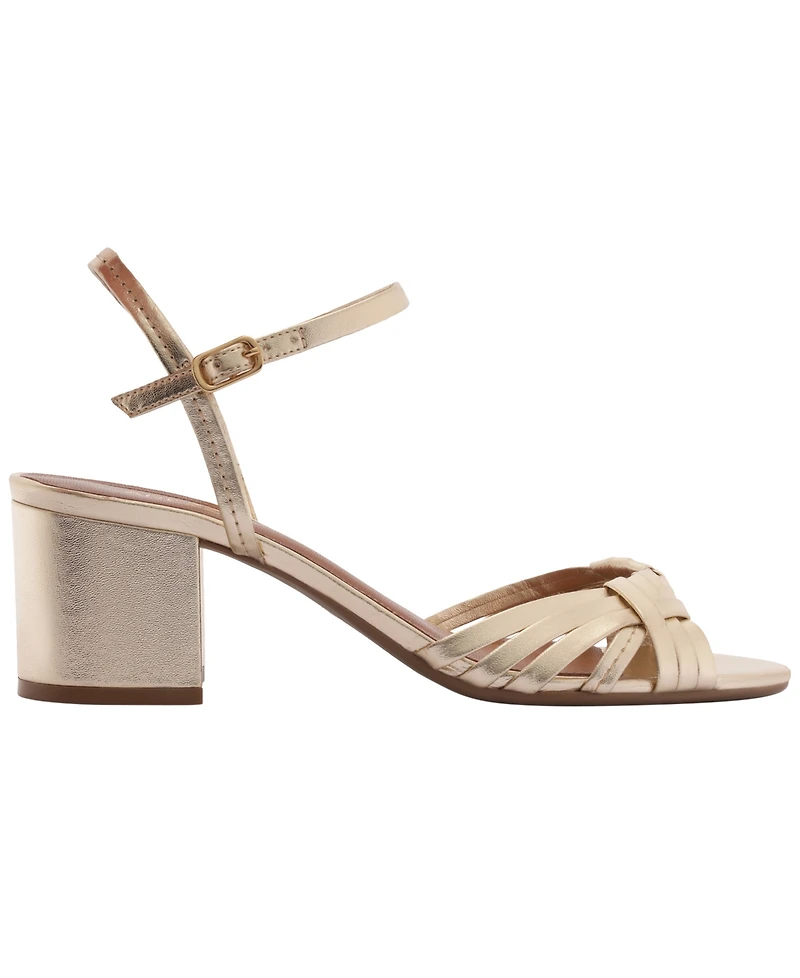 Arezzo Women's Nina Mid Block Heel Sandals