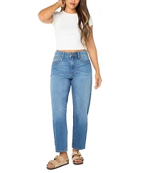 Celebrity Pink Women's Relaxed Straight Fit Jeans