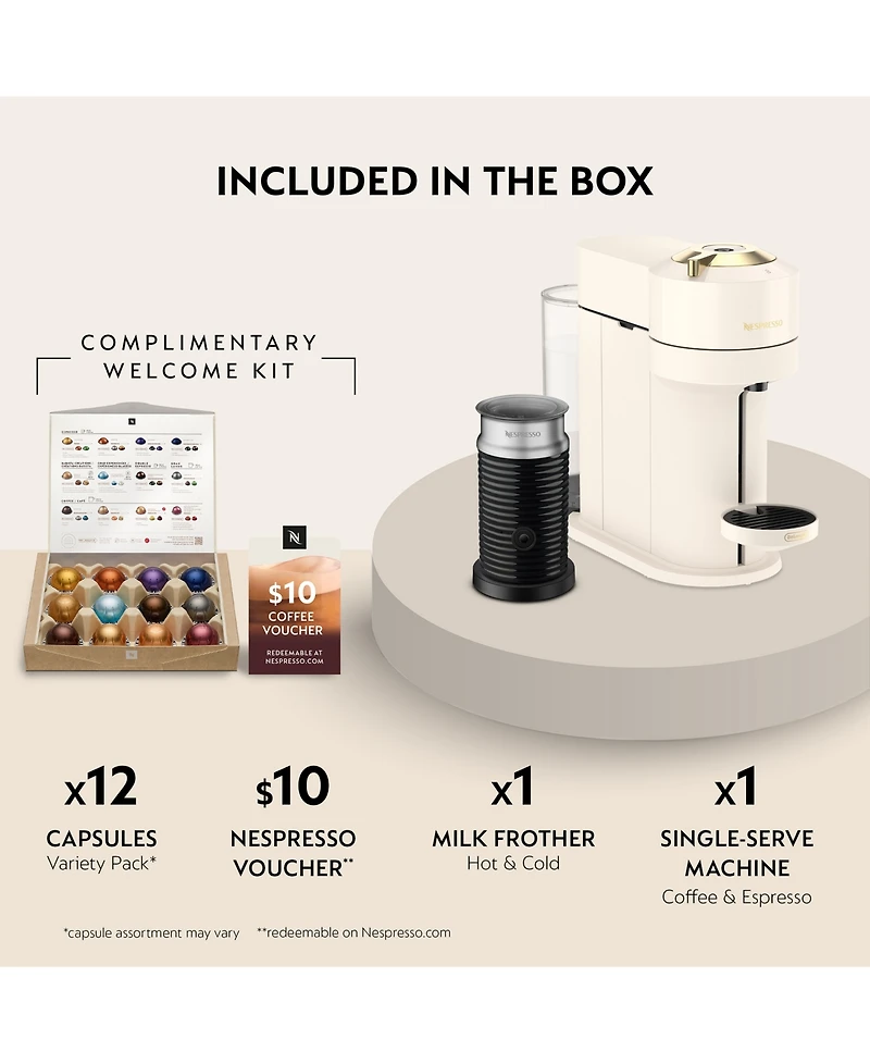 Nespresso 5.5" Vertuo Up Coffee and Espresso Maker