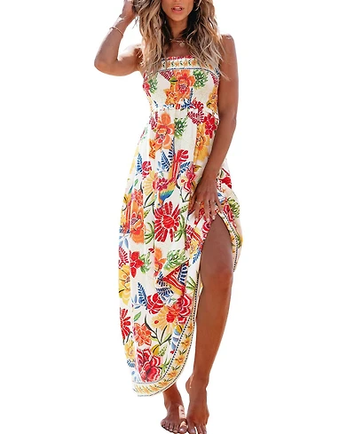 Cupshe Women's Love That Floral Maxi Beach Dress