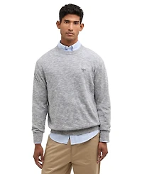 Barbour Men's Flaxby Linen Blend Crewneck Sweater