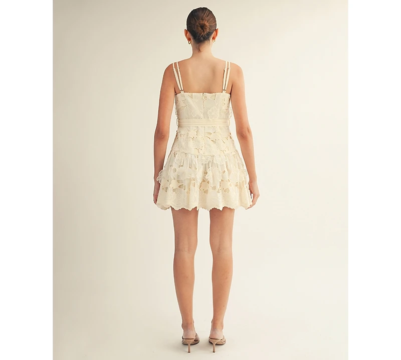 Arose Studio, Inc Women's Square Neck Mini Dress