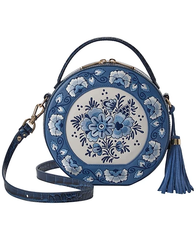 Brahmin Lane Small Leather Crossbody Bag