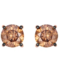 Le Vian Chocolate Diamond (2 ct. t.w.) Earrings in 14k Strawberry Gold