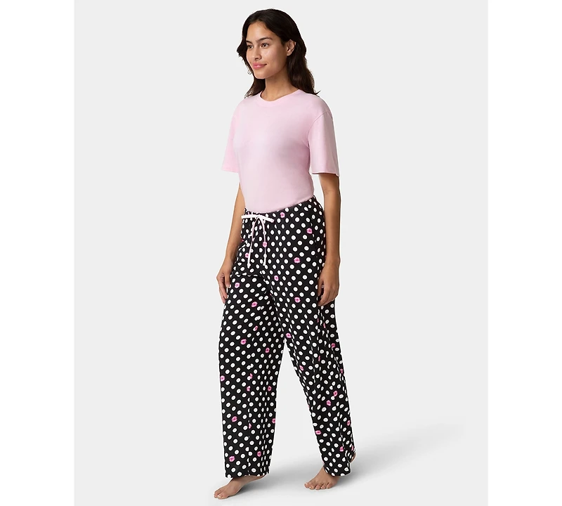 Hue Plus Cozy Canine Striped Mid-Rise Pants