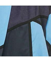 Pre-Owned Chloe Women's Blue Patch Work Cotton Open-Front Shrug