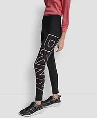 Dkny Sport Women's Ombre Logo High-Waist Tights