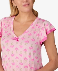 Ellen Tracy Women's Short-Sleeve Jersey Top & Cropped Pants, 2-Piece