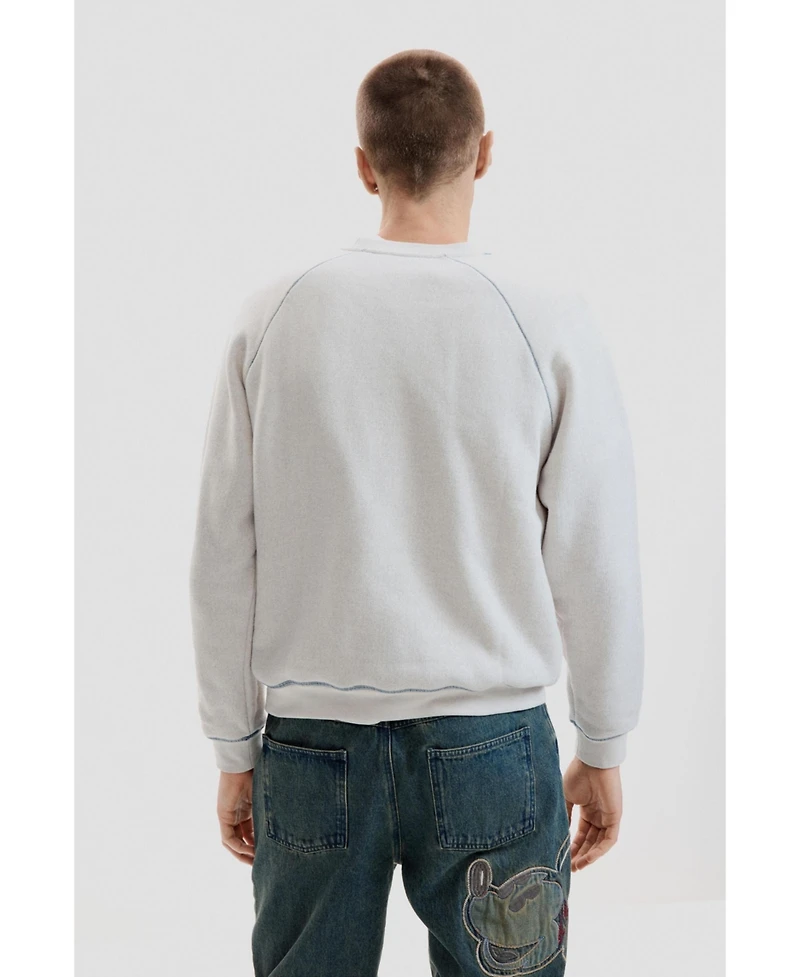 Desigual Men's Basic Cotton Sweatshirt.