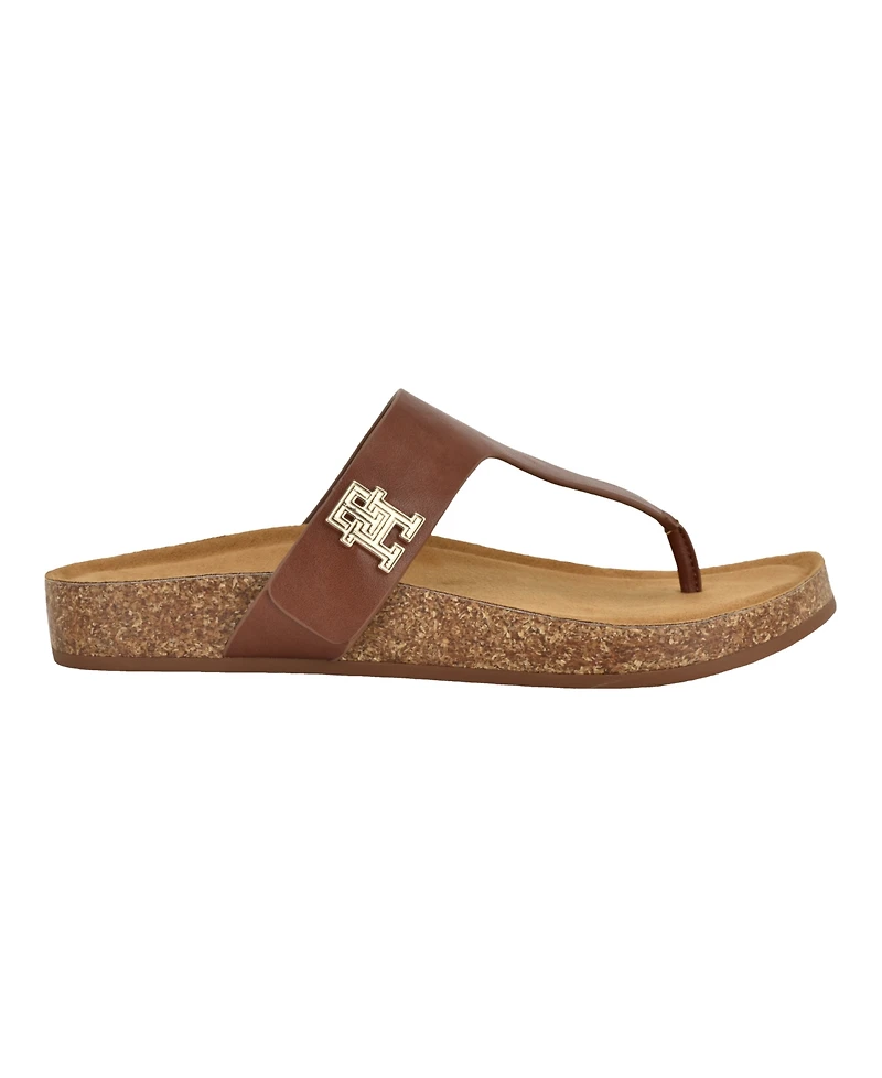 Tommy Hilfiger Women's Tobeach Thong Slip-On Footbed Sandals
