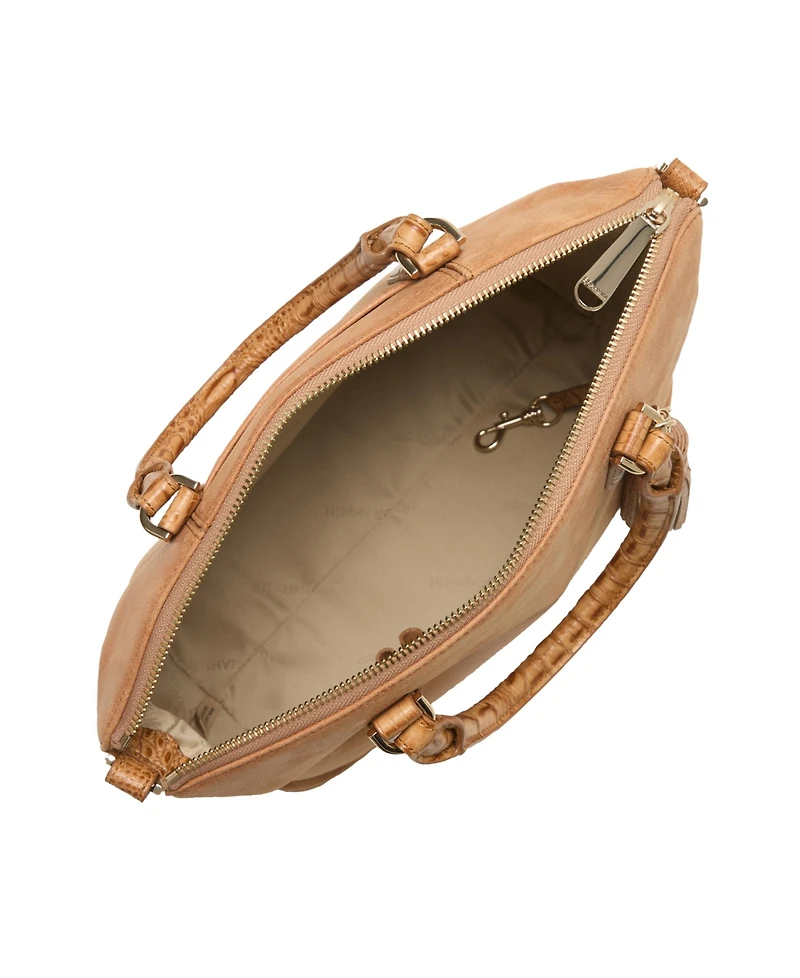 Brahmin Duxbury Medium Leather Satchel Handbag