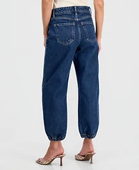 I.n.c. International Concepts Petite High-Rise Barrel Ankle Jeans, Created for Macy's