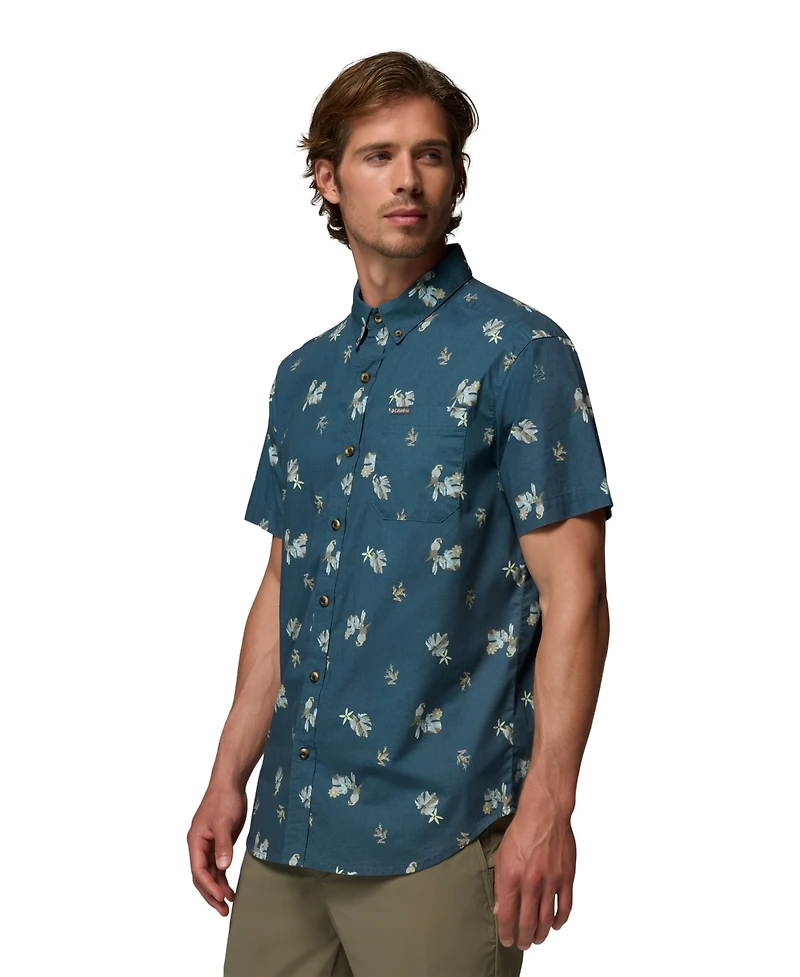 Columbia Men's Rapid Rivers Printed Short Sleeve Shirt