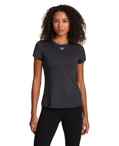 Reebok Women's Marled Crewneck Performance T-Shirt