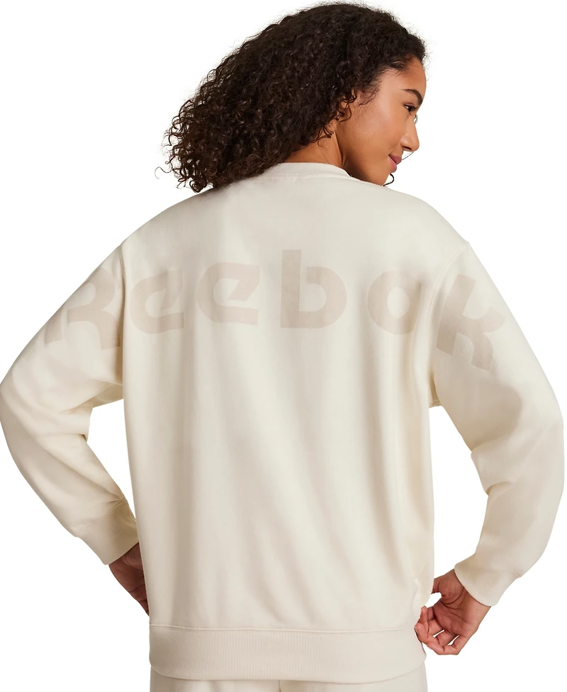 Reebok Women's Oversized Vector Crewneck Top