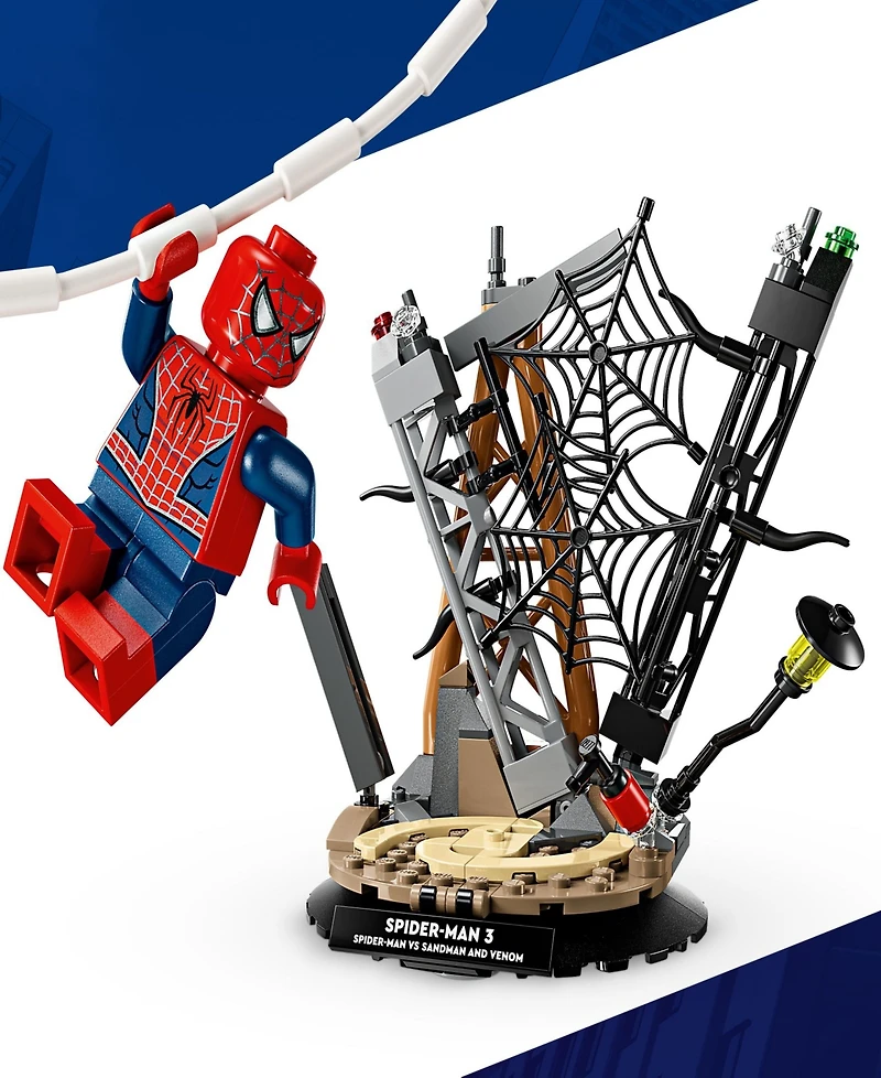Lego Marvel Epic Battle: Spider-Man vs. Sandman Building Toy 76334, 201 Pieces