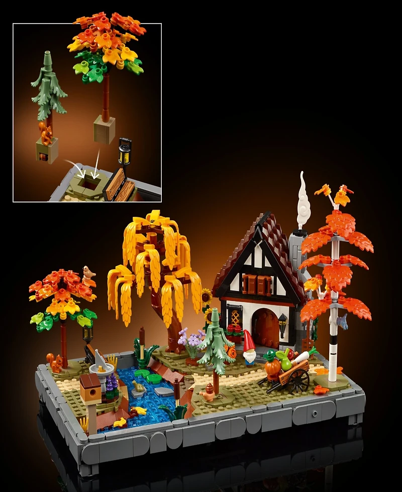 Lego Icons Autumn Cottage Garden Building Set 11372, 1102 Pieces