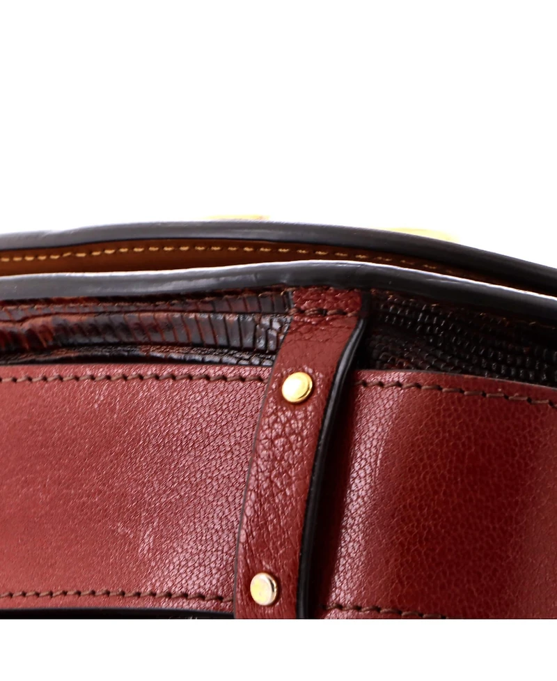 Pre-Owned Chloe Small Tess Bag Leather and Embossed Leather