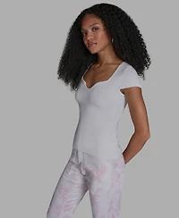 Bcbg Women's Sweetheart Neck Slim Fit Top