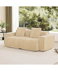 Streamdale Furniture Premium Velvet Modular Sectional Sofa