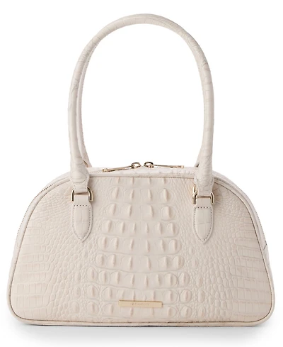 Brahmin Angie Alden Road Leather Medium Satchel Bag