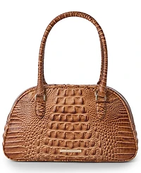 Brahmin Angie Alden Road Leather Medium Satchel Bag