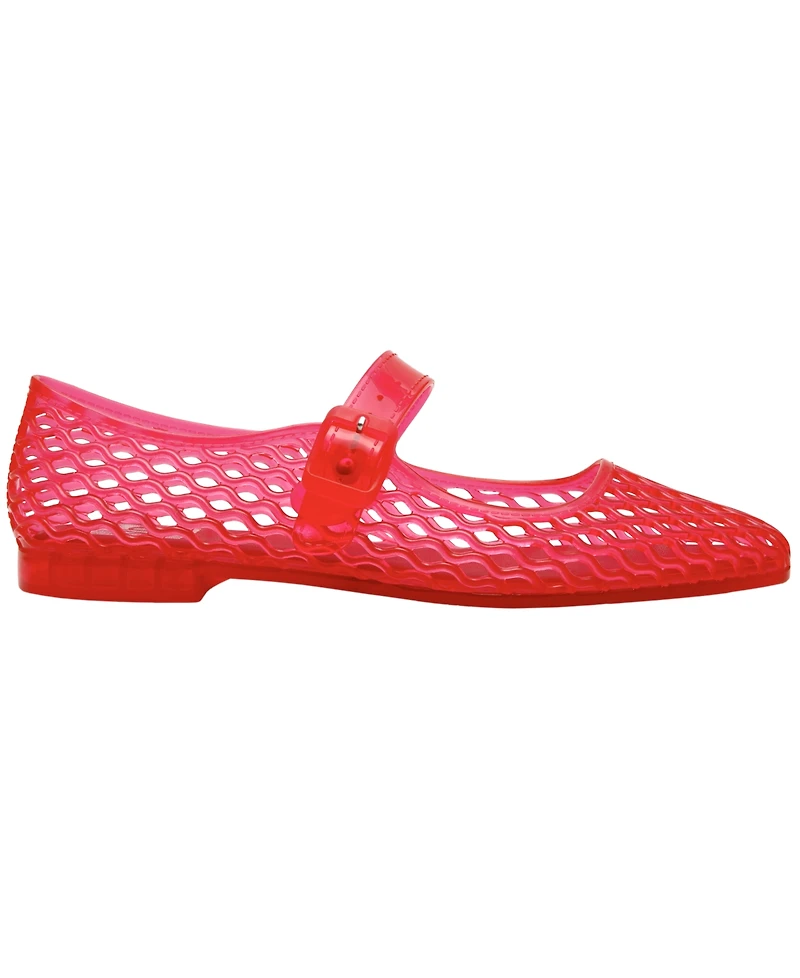 Dv Dolce Vita Women's Mulaney Jelly Buckle Mary Jane Flats