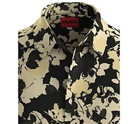 Hugo Boss Men's Ebor Floral Print Short-Sleeve Shirt