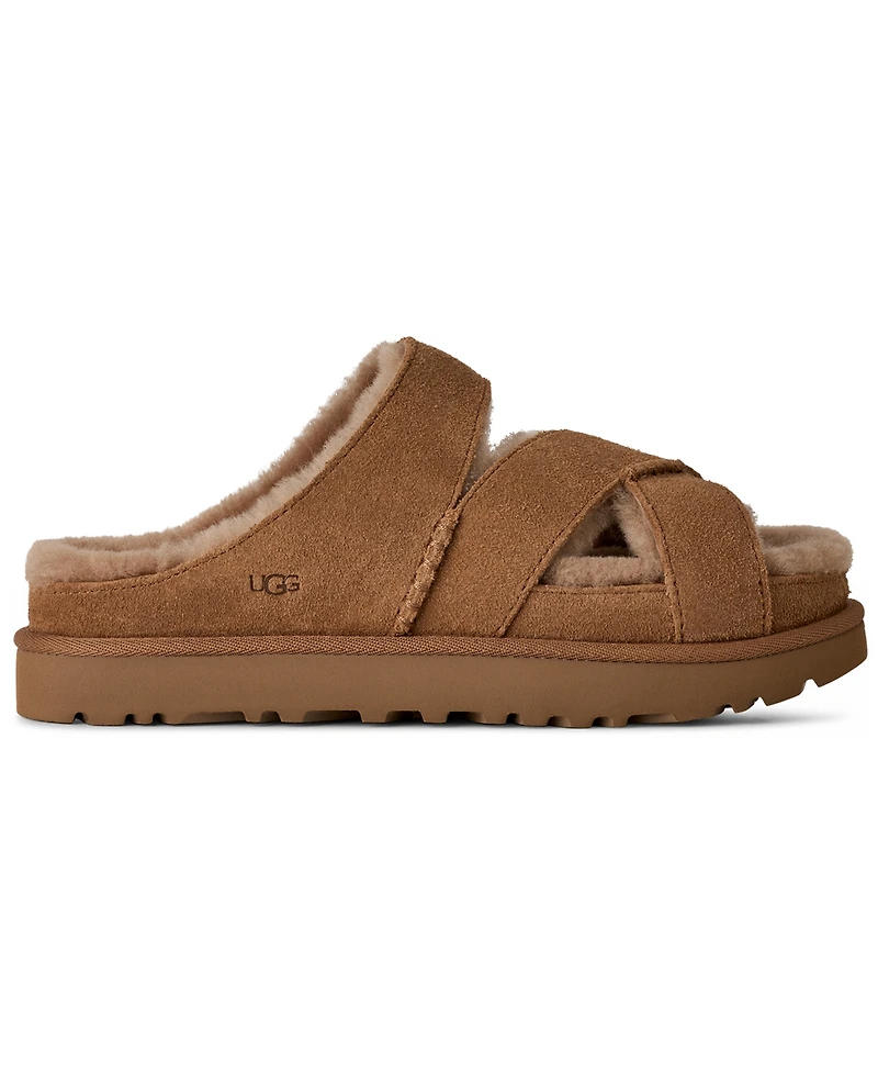 Ugg Women's Greenport Cross Strap Open Toe Slide Sandals