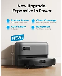 eufy Robot Vacuum C10 with Self Emptying, 8 Weeks Hands Free +6 Pack Dust Bag