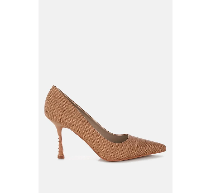 London Rag Womens Zuzana Pointy Toe Pumps