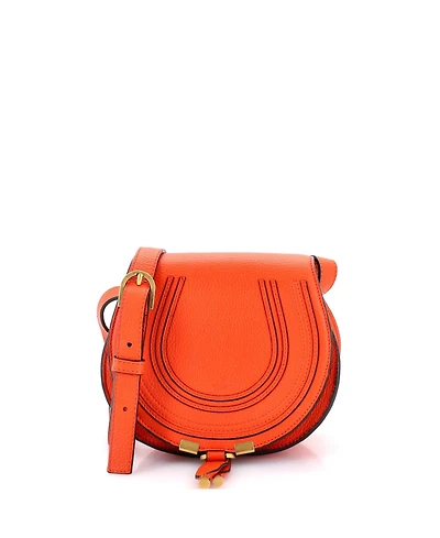 Pre-Owned Chloe Small Marcie Crossbody Bag Leather