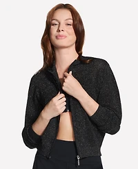 Skechers Women's Go Walk Shine Full-Zip Sweater