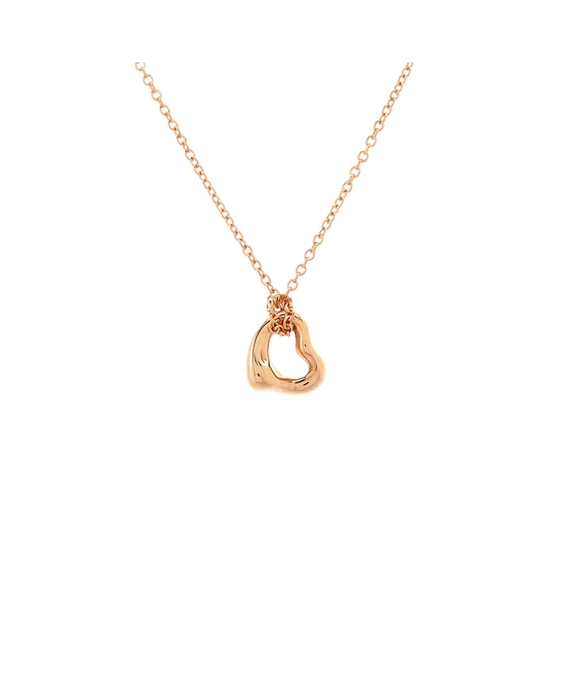 Pre-Owned Tiffany & Co Elsa Peretti Open Heart Pendant Necklace