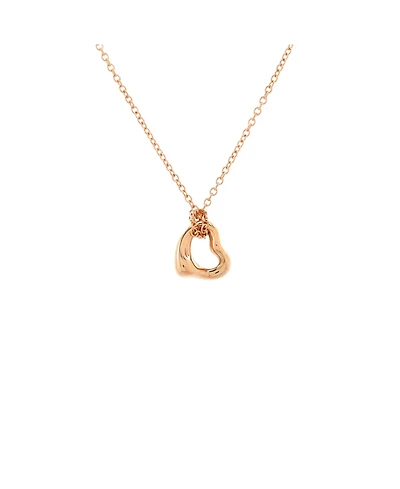 Pre-Owned Tiffany & Co Elsa Peretti Open Heart Pendant Necklace