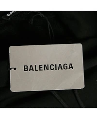 Pre-Owned Balenciaga Men's Black Political Campaign Cotton Hoodie