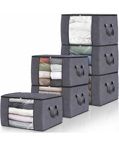 Yigii 17 Gallon, Reinforced Handles, Non-Woven Fabric Storage Bags