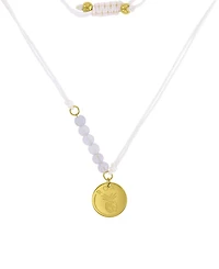 Roxy Waterproof Yellow Pineapple Labradorite Adjustable Necklace