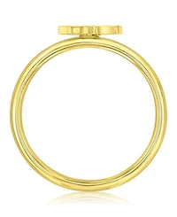 Roxy Waterproof Yellow Triangular Heart Ring